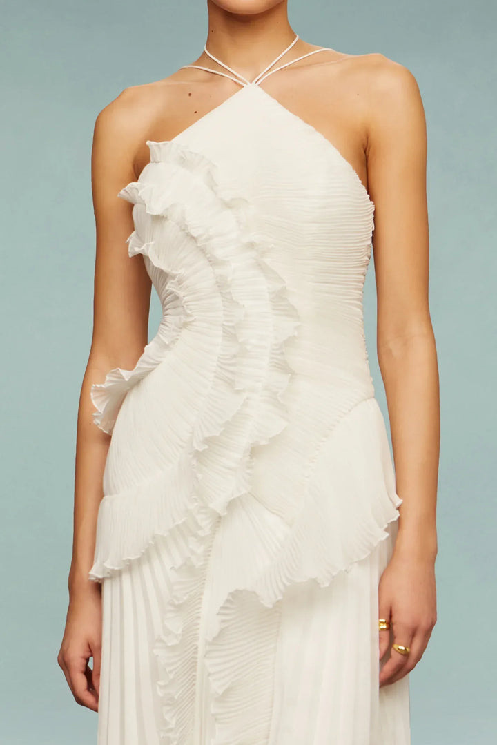 Graceful Tiered Long Dress