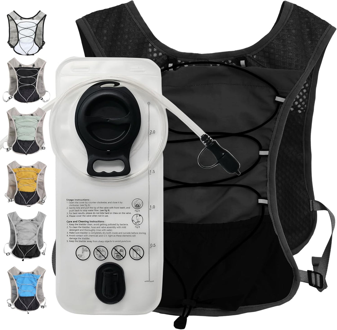 Featherweight Hydration Pack for Running with 2L Water Reservoir – Kaelan