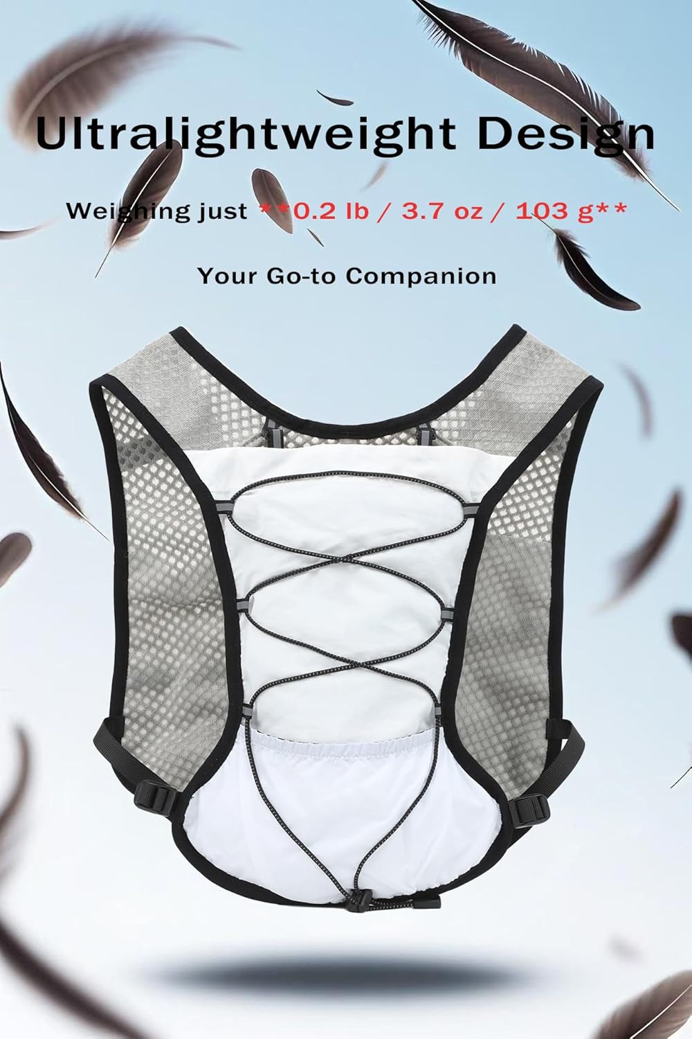 Featherweight Hydration Pack for Running with 2L Water Reservoir – Kaelan