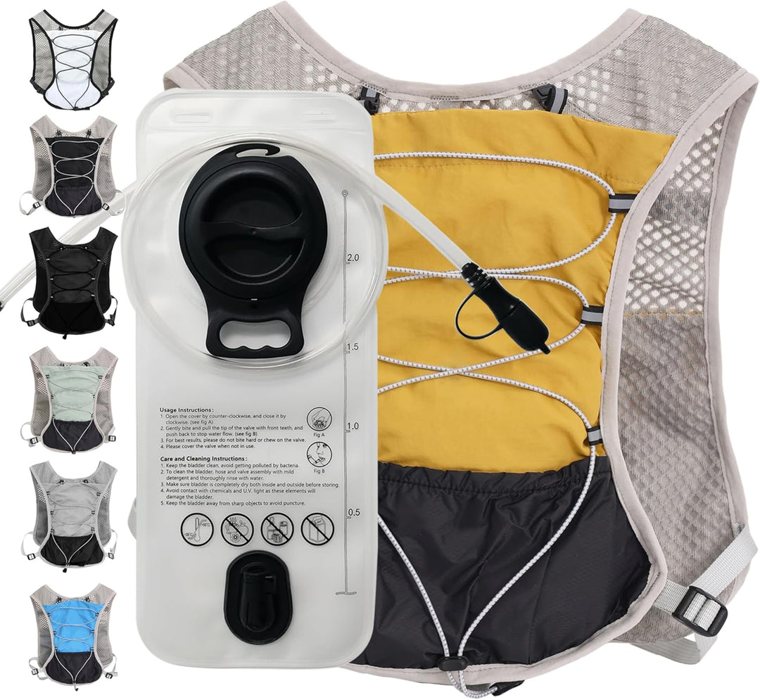 Featherweight Hydration Pack for Running with 2L Water Reservoir – Kaelan