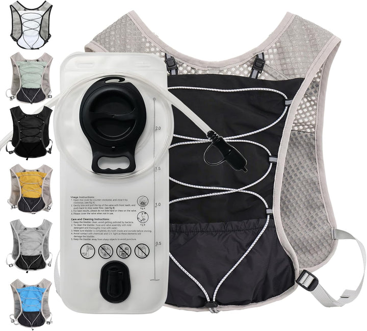 Featherweight Hydration Pack for Running with 2L Water Reservoir – Kaelan