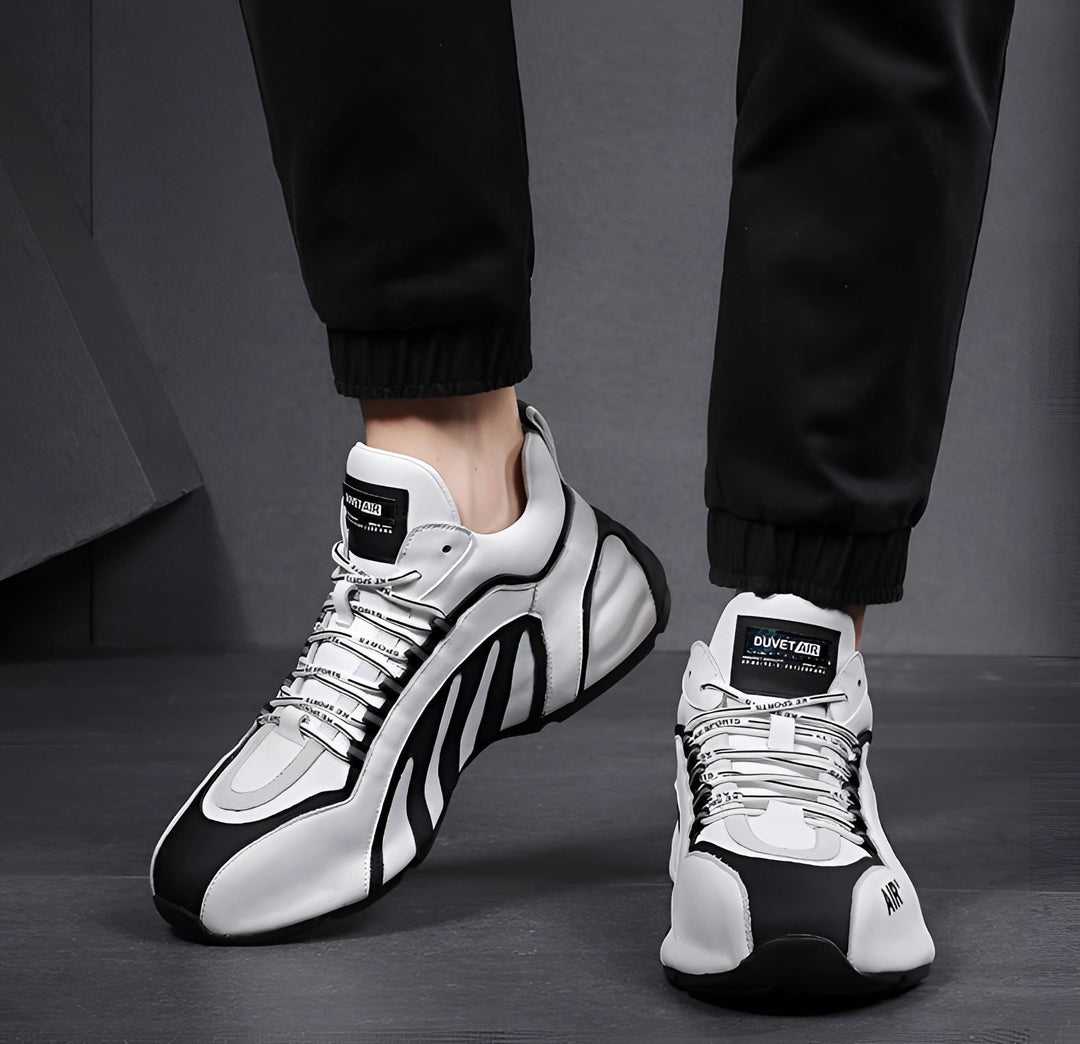 Men's Sleek Modern Style Sneakers - Trendy Sports Footwear
