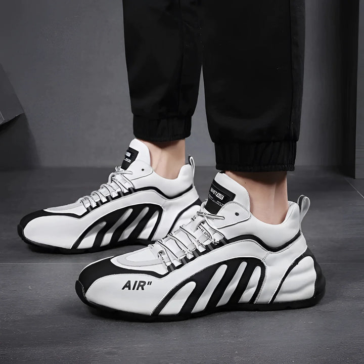 Men's Sleek Modern Style Sneakers - Trendy Sports Footwear