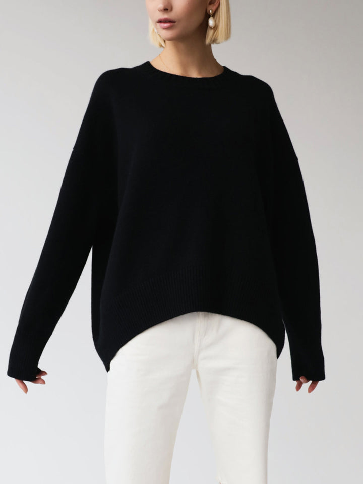 Relaxed Fit Pullover Knit Jumper