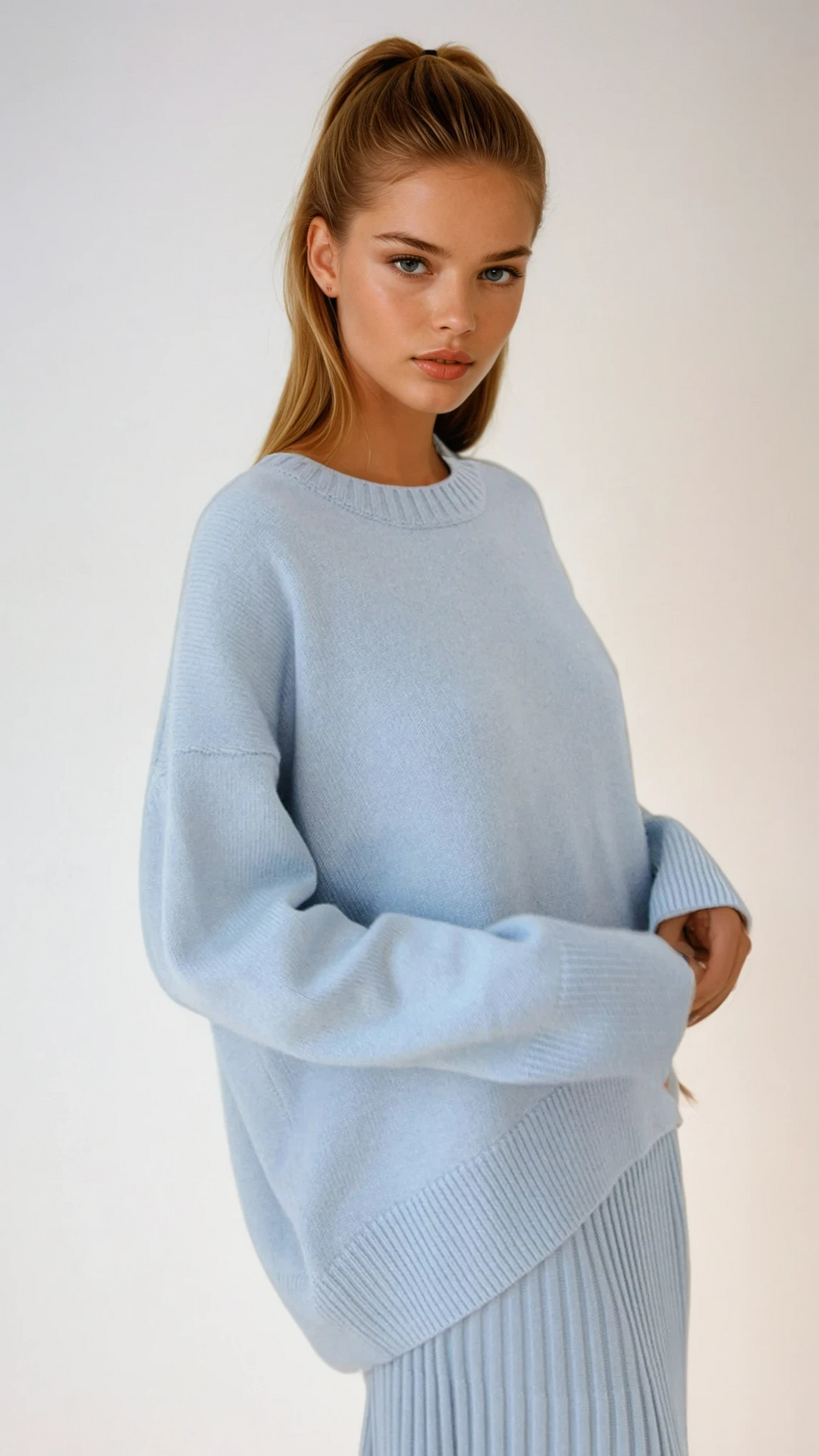 Relaxed Fit Pullover Knit Jumper