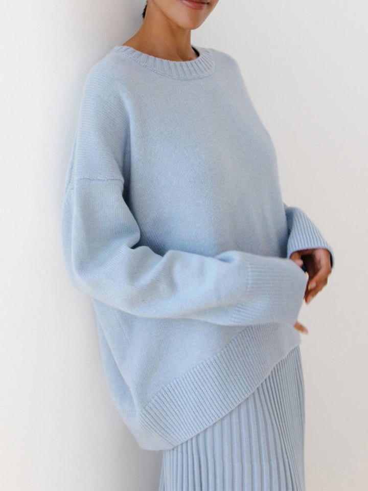 Relaxed Fit Pullover Knit Jumper