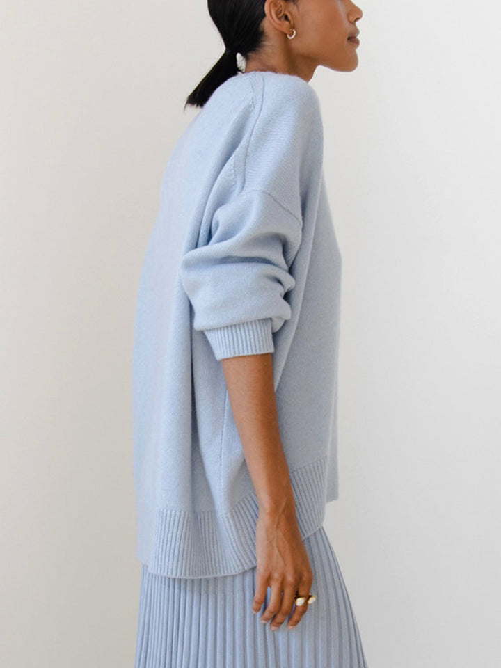 Relaxed Fit Pullover Knit Jumper