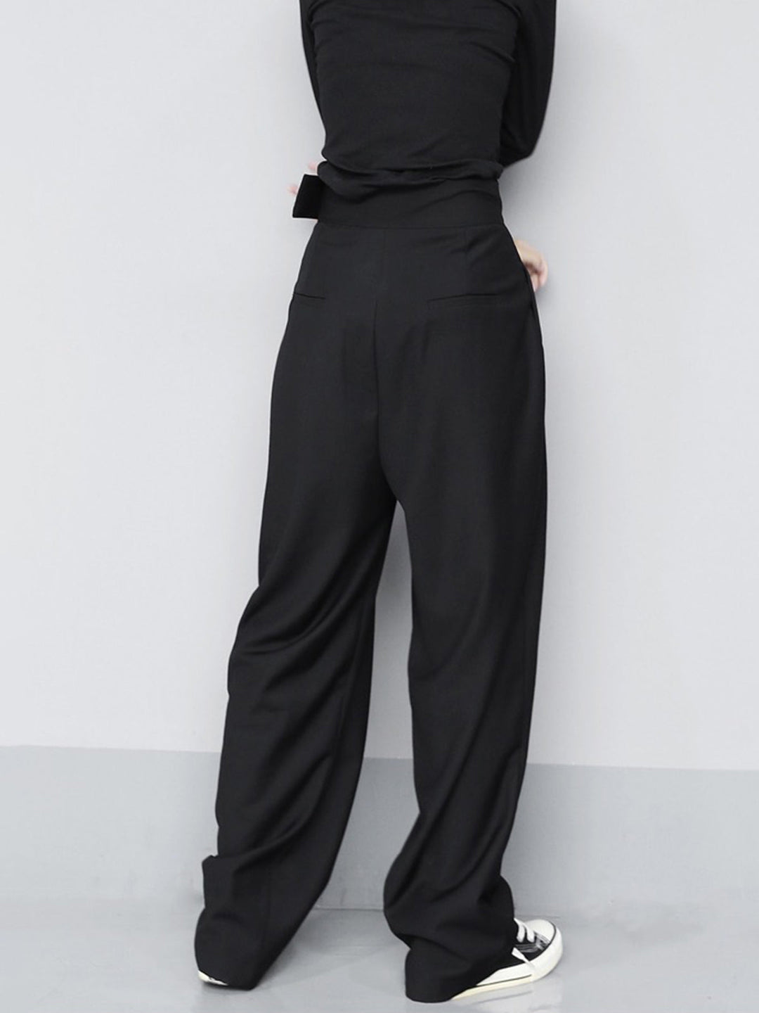 Relaxed Fit Velcro Top Trousers