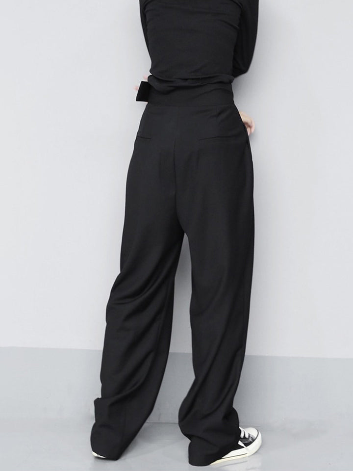 Relaxed Fit Velcro Top Trousers