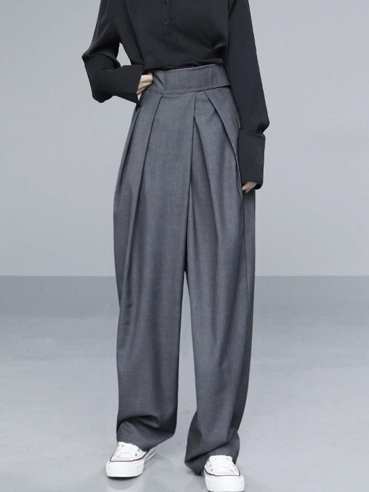 Relaxed Fit Velcro Top Trousers