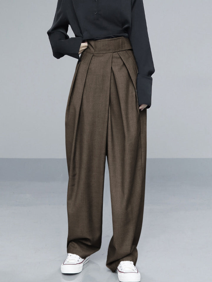 Relaxed Fit Velcro Top Trousers