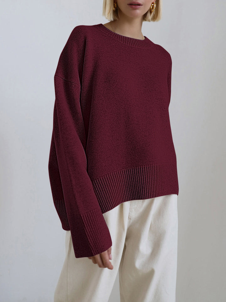 Relaxed Fit Pullover Knit Jumper