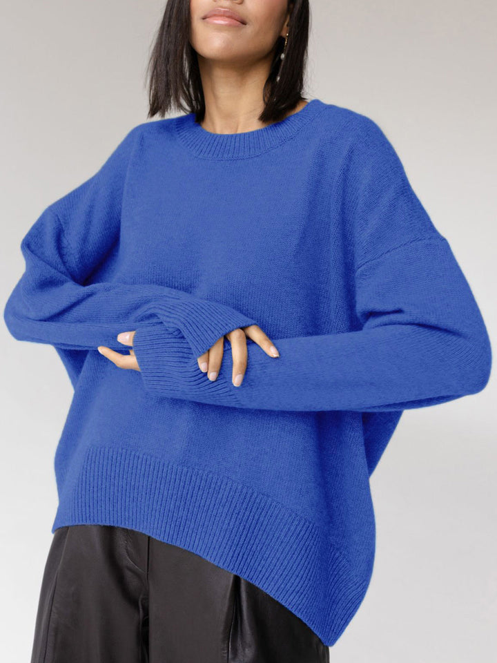 Relaxed Fit Pullover Knit Jumper