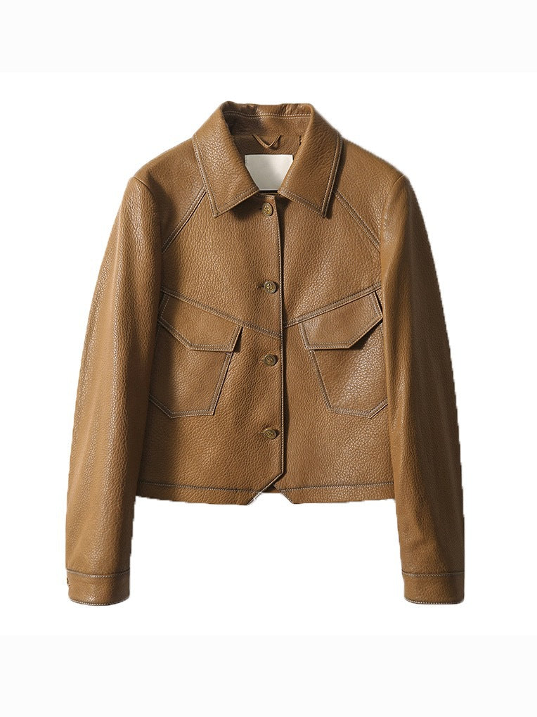 Heritage Leather Jacket by Clara Styles