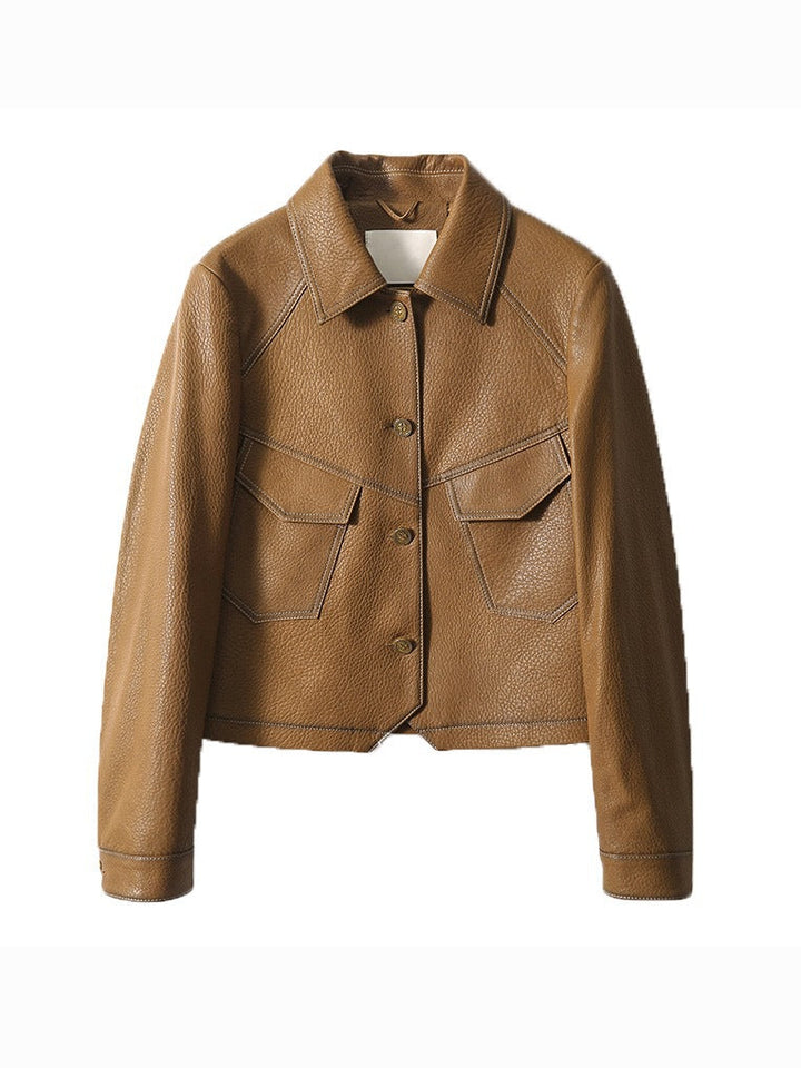 Heritage Leather Jacket by Clara Styles