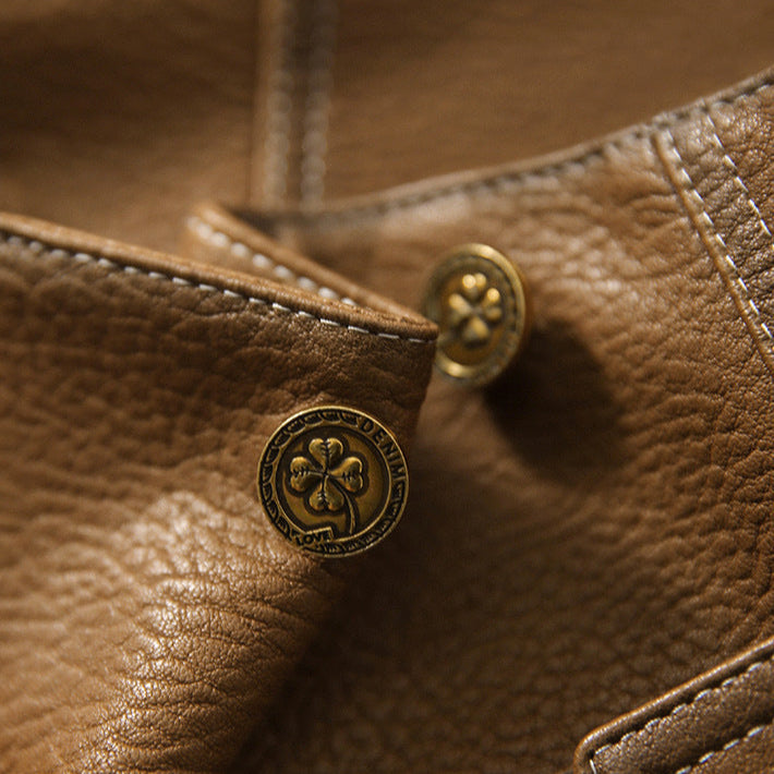 Heritage Leather Jacket by Clara Styles