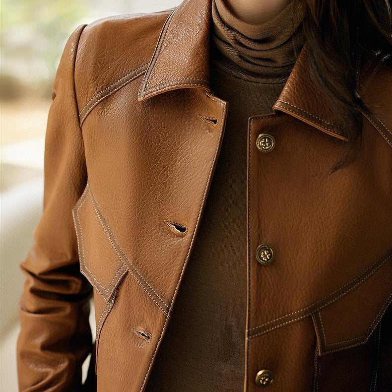 Heritage Leather Jacket by Clara Styles
