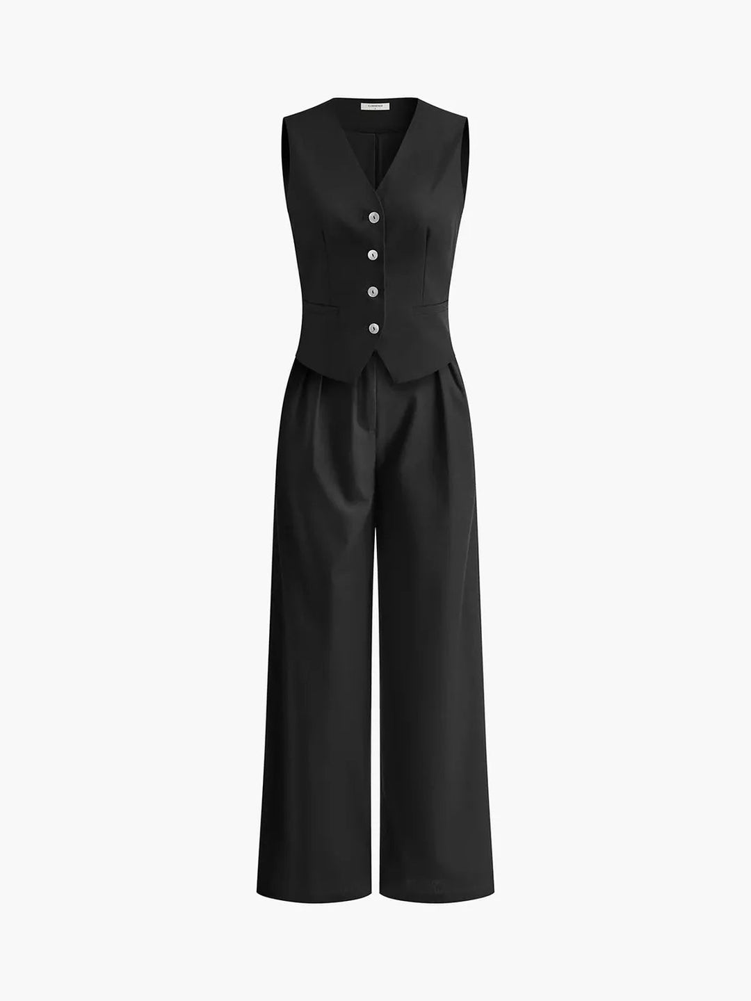 Linen and Cotton Two-Piece Outfit