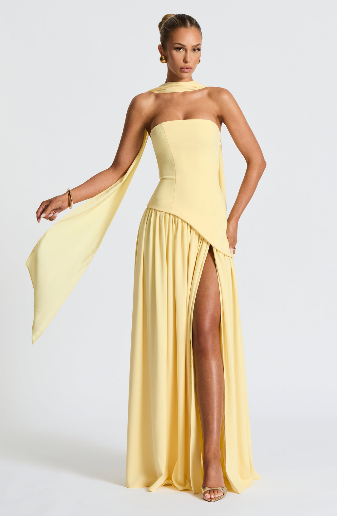 Ella Off-The-Shoulder Long Dress