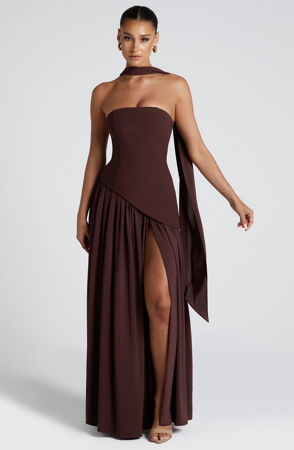 Ella Off-The-Shoulder Long Dress