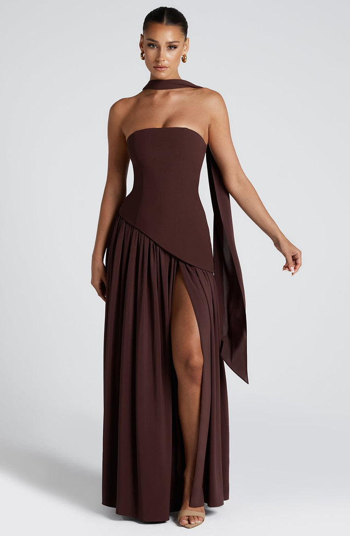 Ella Off-The-Shoulder Long Dress