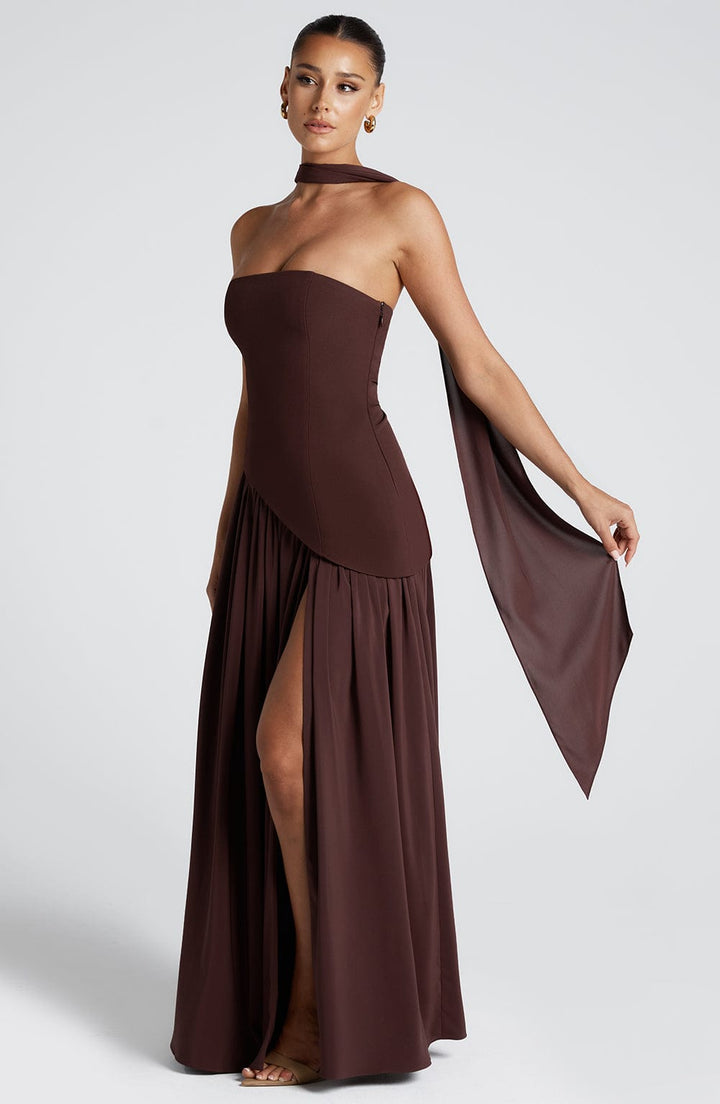 Ella Off-The-Shoulder Long Dress