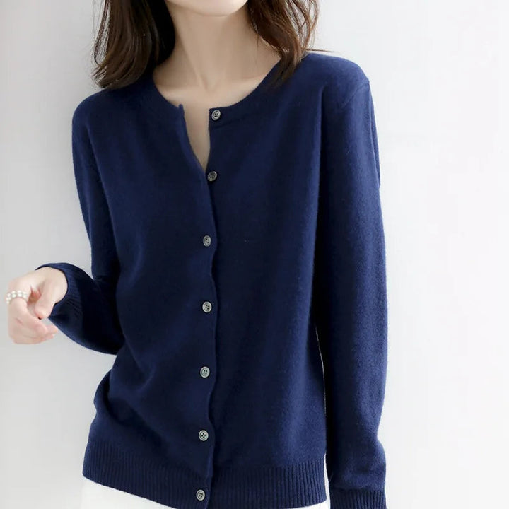Cozy Knit Button-Up Sweater