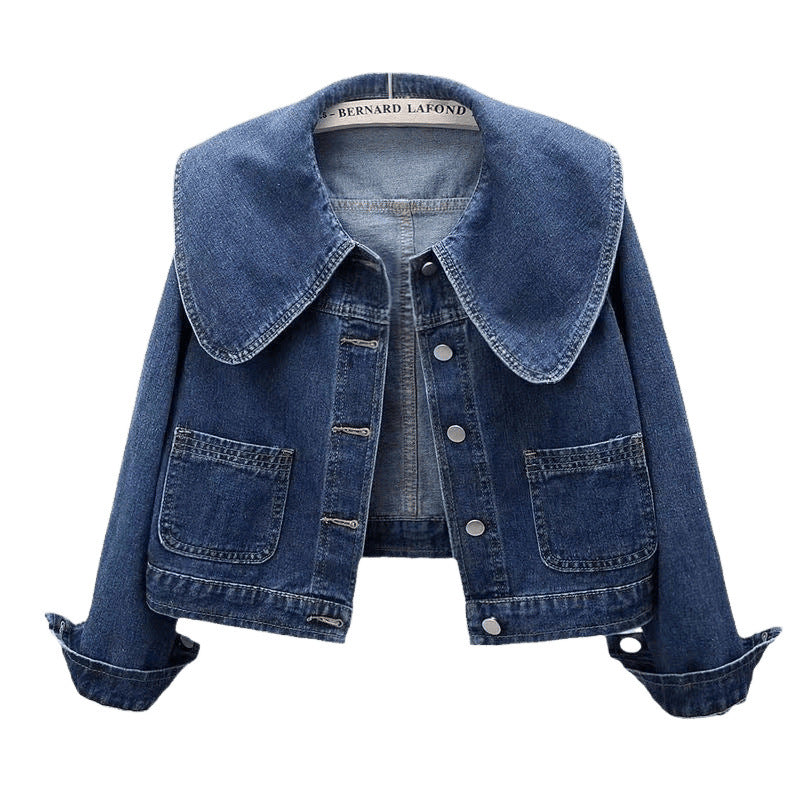 Mia Cropped Denim Jacket