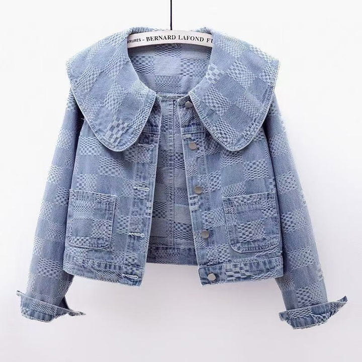 Mia Cropped Denim Jacket