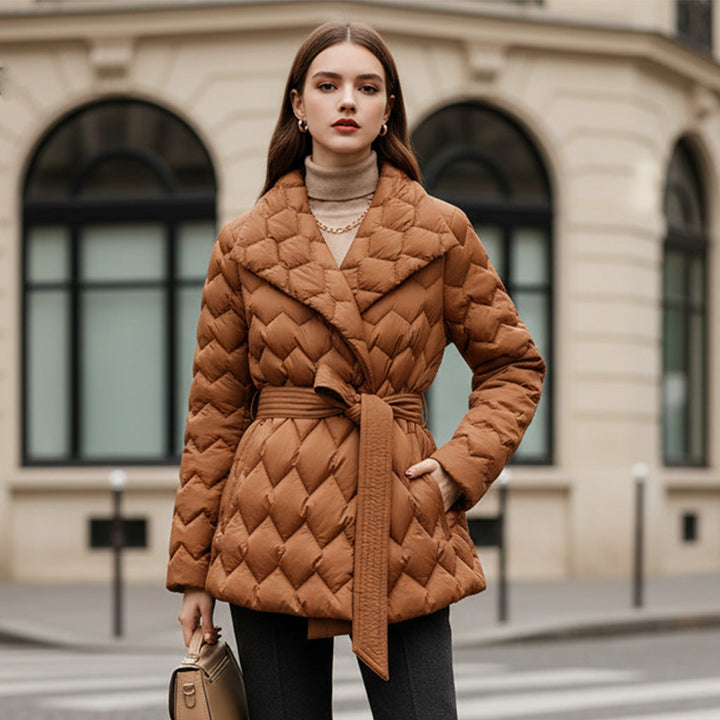 Lila Padded Overcoat