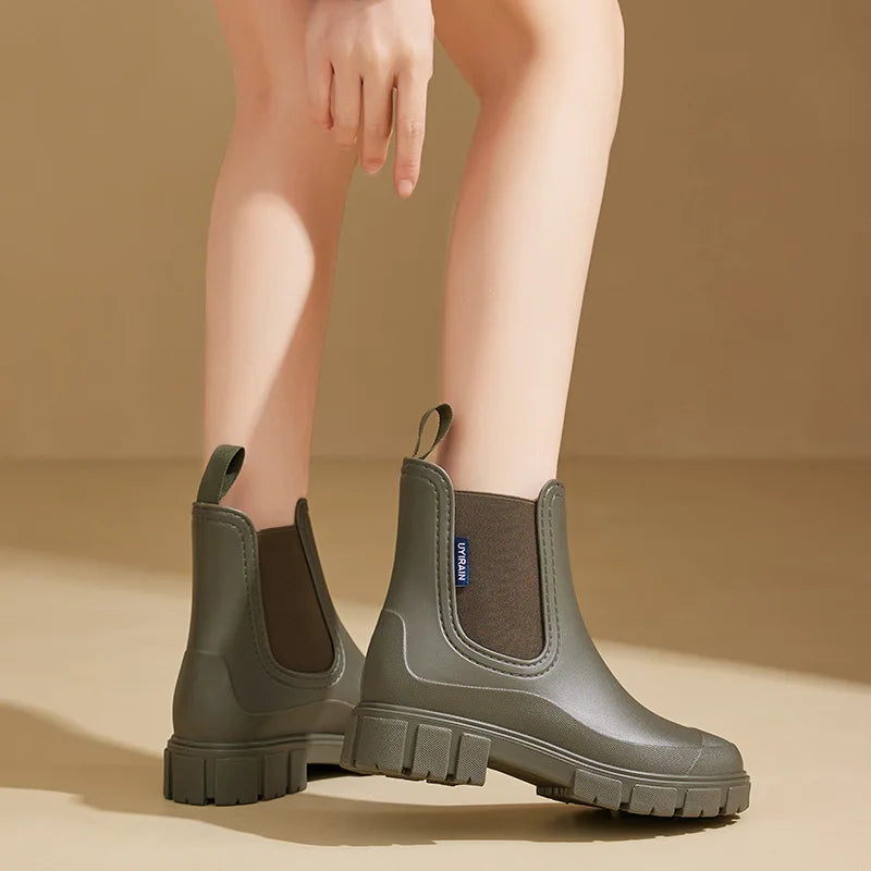 Sophia High-Quality Waterproof Rain Boots