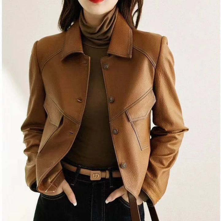 Heritage Leather Jacket by Clara Styles
