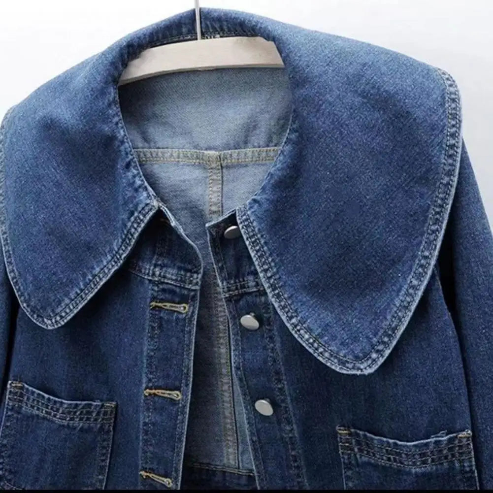 Mia Cropped Denim Jacket