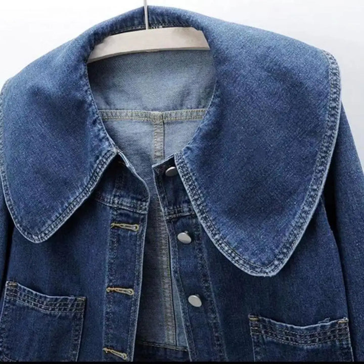 Mia Cropped Denim Jacket