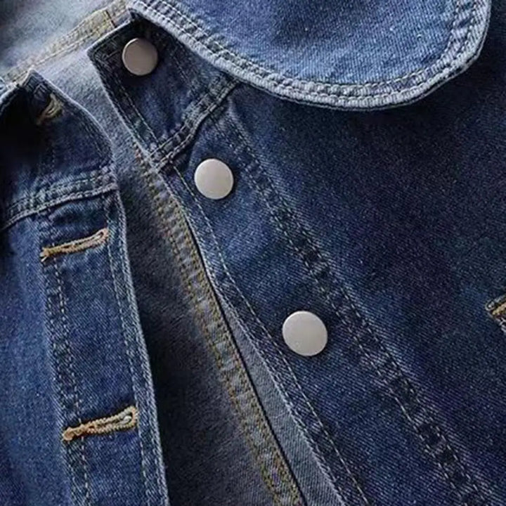 Mia Cropped Denim Jacket