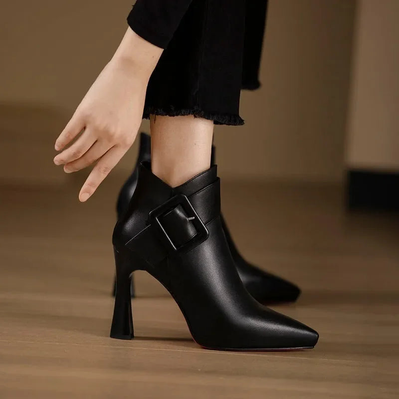 Mia Strap Ankle Boots