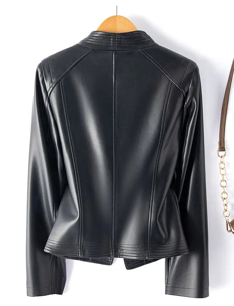 Riley Leather Biker Jacket