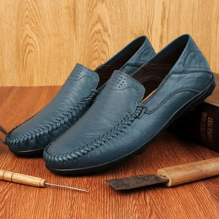 Gavin Authentic Leather Italian Slip-On Shoes