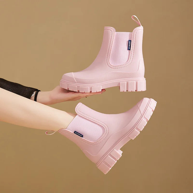 Sophia High-Quality Waterproof Rain Boots