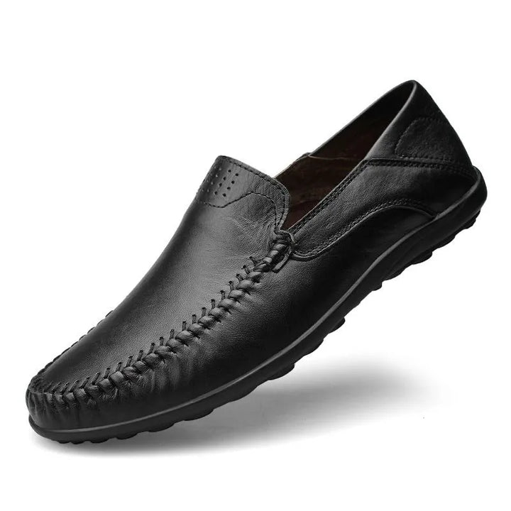 Gavin Authentic Leather Italian Slip-On Shoes