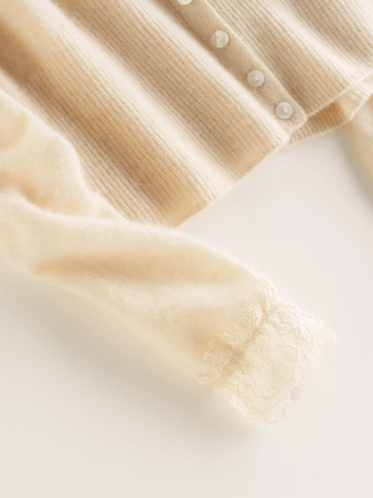 Samantha Knit Cashmere Sweater Cardigan