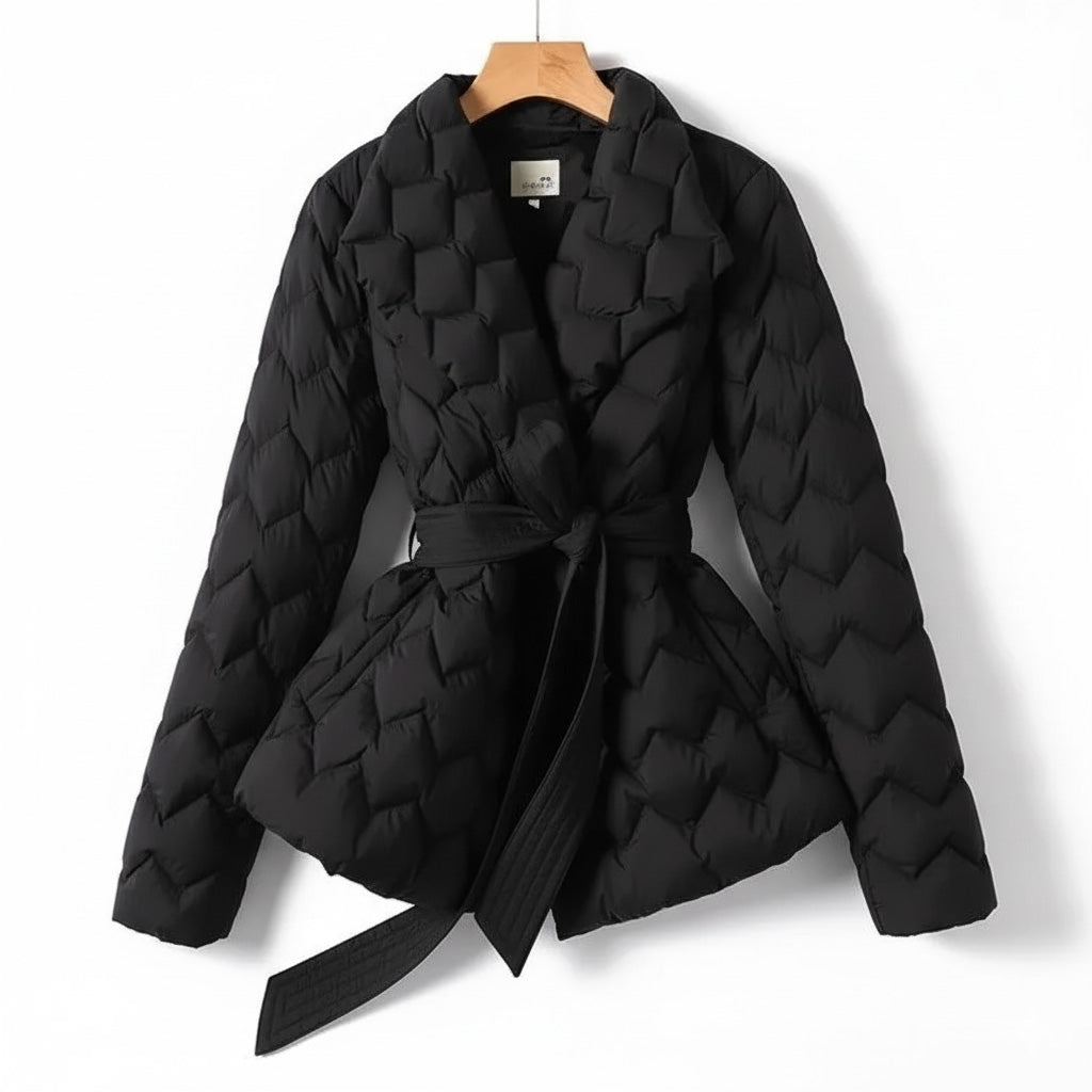 Lila Padded Overcoat