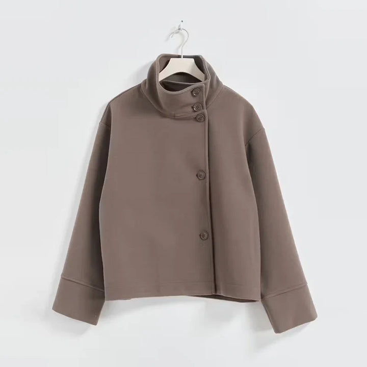 Women's Stand-Up Collar Peacoat