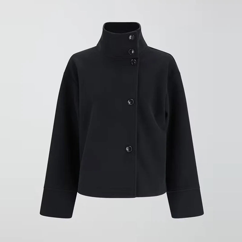 Women's Stand-Up Collar Peacoat