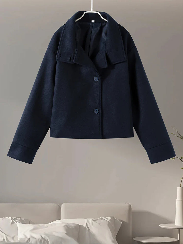 Women's Stand-Up Collar Peacoat