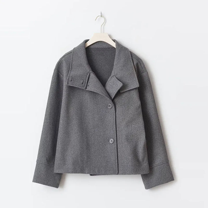 Women's Stand-Up Collar Peacoat
