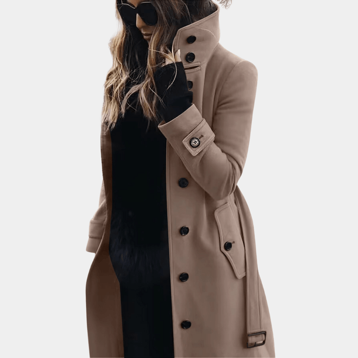 Sophia's Chic Insulated Overcoat
