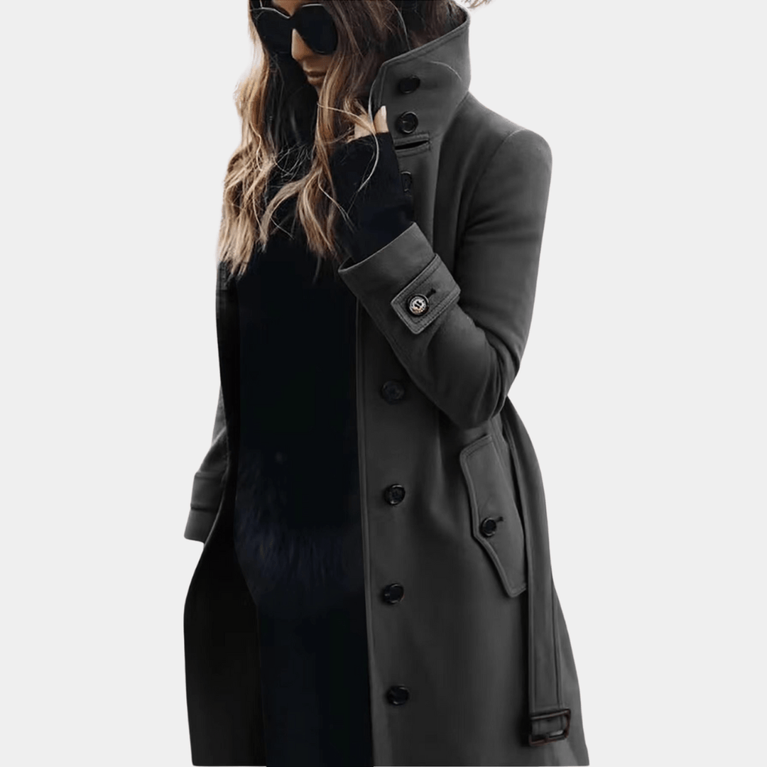 Sophia's Chic Insulated Overcoat