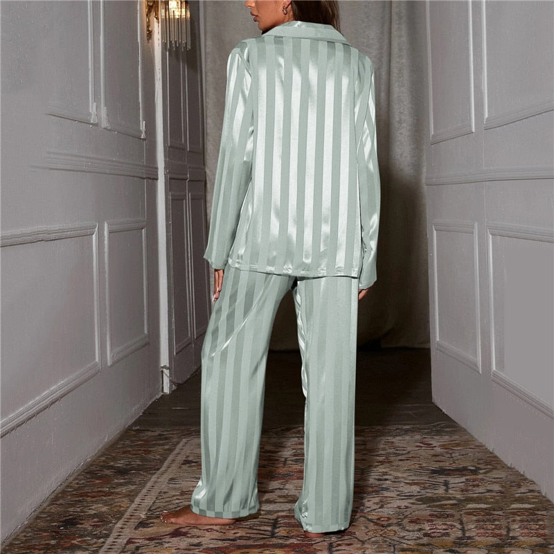 Luna Luxe Silk Sleepwear Set for Women