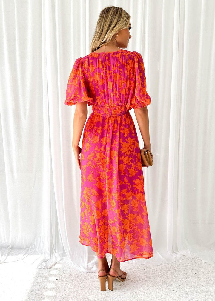 Floral Midi Dress for Summer Gatherings